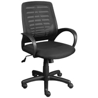 Xtech AeroChair Executive Mesh Back Office Chair - Black-Comfortable armrests help relieve tension in your shoulders and neck