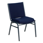 Flash Furniture HERCULES Series Heavy Duty Dot Fabric Stack Chair - Navy Blue-Contemporary Style