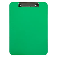 JAM Paper Plastic Clipboards, 9 x 13, Green, 12 Pack (340926880A)-Green