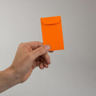 JAM Paper #3 Coin Business Coloured Envelopes - 2.5" x 4.25" - Orange Recycled - 50 Pack-Quantity: 50 per pack