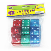 Teacher Created Resources Dice within Dice, Grade K And Up, 9/Pack (TCR20629)-Ages 5 - 10 years and grades k and up
