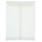 JAM Paper 10 x 13 Open End Catalog Envelopes, Clear Translucent Vellum, 1000 Pack (02851379C)-Clear