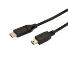 StarTech Male USB-C to Male Mini-USB Cable, 6 ft. (USB2CMB2M)-Thunderbolt 3 port compatible