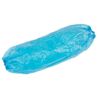 Zenith Safety Disposable Sleeves, 18" Long, Polyethylene, Blue - 12 Pack-Colour: Blue