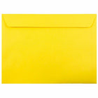 JAM Paper 9" x 12" Booklet Catalog Coloured Envelopes - Yellow Recycled - 250 Pack-Colour: Brite Hue Yellow Recycled