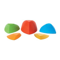 American Educational Products 5 Piece Hilltops Balance Beam, 5 Pack (AEPG2121)-Assorted