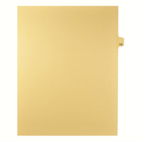 Mark Maker Legal Tabs - Letter Size - Buff - 1/25th cut - 25 tabs per package - 5 packages Pack - Number 132-Buff Single Tabs
