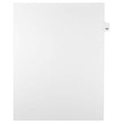 Mark Maker Legal Exhibit Index Tab White Single Tabs, 1/25th Cut, Letter Size, No Holes, Number 155, 25 Pack-White Single Tabs, 1/25th Cut