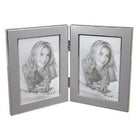 Elegance Jolene Double Photo Frame, 4" x 6" (63347)-Tabletop photo frame