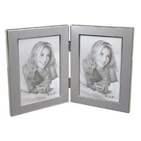 Elegance Jolene Double Photo Frame, 4" x 6" (63347)-Tabletop photo frame