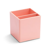 Poppin Pen Cup - Blush-Pen Cup with two compartments