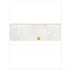 Deluxe Middle Laser Cheque Tan with Gold Hologram, English, 8.5" x 11", 500 Pack-Laser cheque with hologram