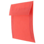 JAM Paper 6.5 x 6.5 Square Envelopes, Red Translucent Vellum, 250 Pack (1592122H)-Blank interior for personalized message