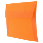 JAM Paper A2 Invitation Envelopes, 4.38 x 5.75, Orange Translucent Vellum, 250 Pack (PACV619H)-Blank interior for personalized message