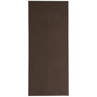 JAM Paper #14 Policy Business Envelopes - 5" x 11.5" - Chocolate Brown Recycled - 50 Pack-Colour: Chocolate Brown 