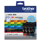 Brother Genuine LC4043PKS Standard Yield Colour Ink Cartridge 3-Pack-750 page yield