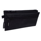 Tech Gear Triple Pencil Case - Black-Fits into a backpack or totebag