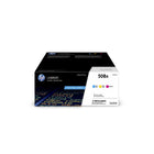 HP 508A Cyan/Magenta/Yellow Original LaserJet Toner Cartridges - 3 Pack-Ink Colour: Cyan, magenta, yellow