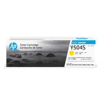 HP CLT-Y504S Toner Cartridge for Samsung Printers - Standard Yield - Yellow (SU506A)-Yellow