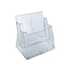 Azar Displays 2-Tier 2-Pocket Letter Sized Brochure Holder (252380)-For letter sized brochures