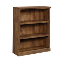Sauder Miscellaneous Storage 3-Shelf Bookcase - 43.78" H - Vintage Oak (426425)-Standard - Vintage Oak - Engineered Wood