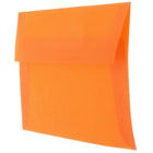 JAM Paper A6 Invitation Envelopes, 4.75 x 6.5, Orange Translucent Vellum, 250 Pack (PACV669H)-Blank interior for personalized message