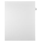 Mark Maker Legal Tabs - Letter Size - White - 1/15th cut - 25 tabs per package - 5 packages Pack - Number 153-White Single Tabs