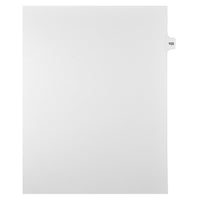Mark Maker Legal Tabs - Letter Size - White - 1/15th cut - 25 tabs per package - 5 packages Pack - Number 153-White Single Tabs