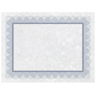St. James Regent Certificates - Letter Size - 24 lbs. Bond Paper - 8 1/2" W x 11" L - Blue - 100 Pack-Free downloadable templates from www.first-base.com