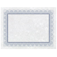 St. James Regent Certificates - Letter Size - 24 lbs. Bond Paper - 8 1/2" W x 11" L - Blue - 100 Pack-Free downloadable templates from www.first-base.com