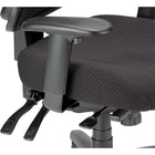 Tempur-Pedic Mesh Mid-Back Task Chair - Black-Height- and width-adjustable padded armrests enhance ergonomics for added comfort