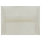 JAM Paper A7 Invitation Envelopes, 5.25 x 7.25, Platinum Translucent Vellum, 50 Pack (PACV716I)-Platinum translucent envelope