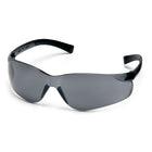 Pyramex Ztek Safety Eyewear Glasses, Grey, 12 Pack-Scratch resistant polycarbonate lens with black temple tips