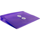 JAM Paper Plastic Envelopes with Button and String Tie Closure, Index Booklet, 5.25 x 7.5, Purple Poly, 2 sets of 12 (920B1PUg)-4