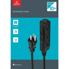Globe Audiovisual Power Cord, 10m, 3-Outlet-Ideal for A/V equipment and general office use