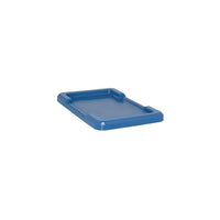 Cross Stack Tote Lids, Blue, 3 Pack-Blue