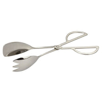Elegance Stainless Steel Scissor Salad Tongs-10" Stainless Steel Scissor Salad Tongs give restaurants a graceful way to serve salads to their customers.