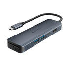 Hyper HyperDrive Next 6-in-1 USB-C Hub-Extended 4K, 60Hz monitor support for Mac, PC and Chromebook
