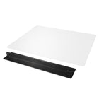 Quartet Acrylic Table Divider - 30"H x 24"W-Place between work stations to create a clear barrier