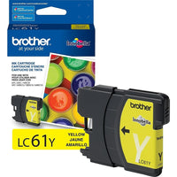 Brother LC61 Yellow Ink Cartridge (LC61YS)-Standard ink cartridge, up to 325 pages