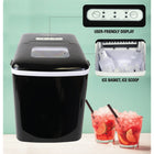 Koolatron Automatic Countertop Ice Maker - 1.85 L-Makes ice cubes in 7-15 minutes