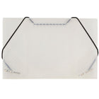 JAM Paper Plastic Business Card Case, Clear Grid, 5 Pack (2500 001g)-Clear