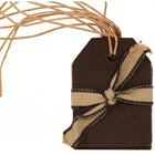 JAM Paper Gift Tags with String, Small, 2.25 x 1.63, Black Kraft, 18 Pack (297525310g)-3.2 ounce
