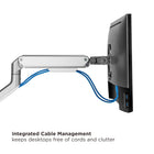 Uplite Single Spring Assisted Monitor Mount Arm for 17" - 32" Monitors-Easy Installation - We provide all the necessary tools and hardware for easy assembly