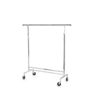 Can-Bramar Chrome Adjustable Rolling Rack (SS1107)-Holds a large amount of clothing and can be conveniently moved