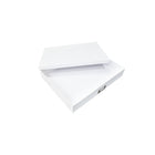 Gry Mattr Paper Document Box - 17.9" x 13.35" x 2.8" - White-Lift-off lid