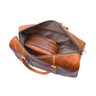 Tolredo Kratos Leather Travel Duffel - Brown-Responsible sustainable living: non-chemical vegetable tanning process