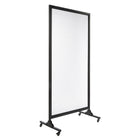 Quartet Mobile Room Divider - 4' x 6'-Semi-transparent mobile partition