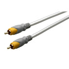 Electronic Master 6' RCA Male to Male Video Cable, 2" x 6.3" x 9.5", Gray-Cost-effective high quality cables deliver all the picture performance your system