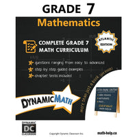 Dynamic Math Workbook Atlantic - Grade 7-Covers Grade 7 mathematics curriculum in the Atlantic provinces